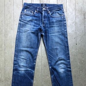 APC New Standard selvedge jeans - perfect fades!